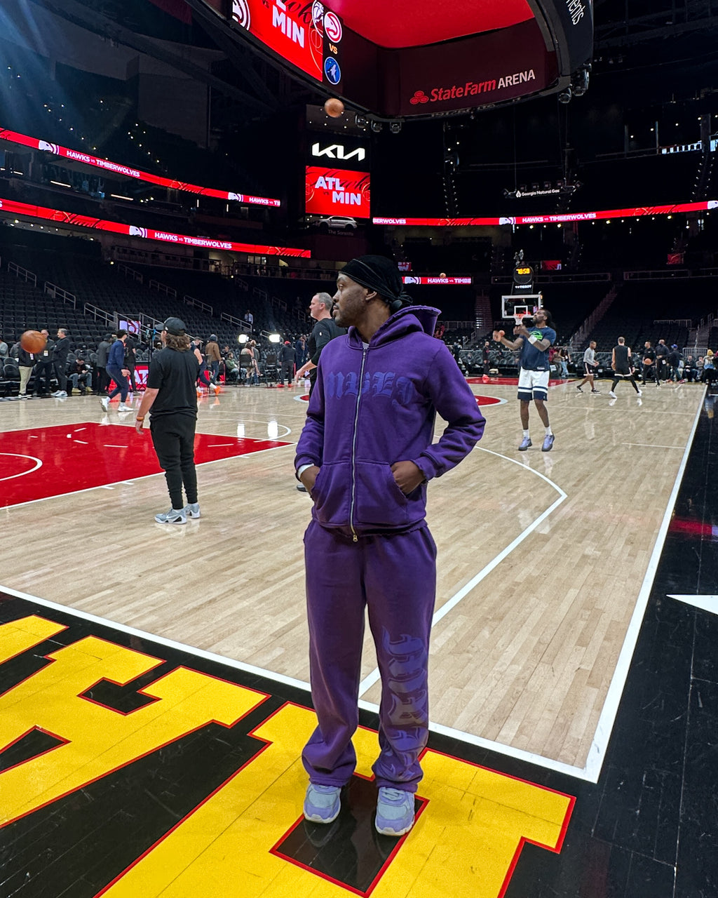 The Third Eye Purple Outfit Set